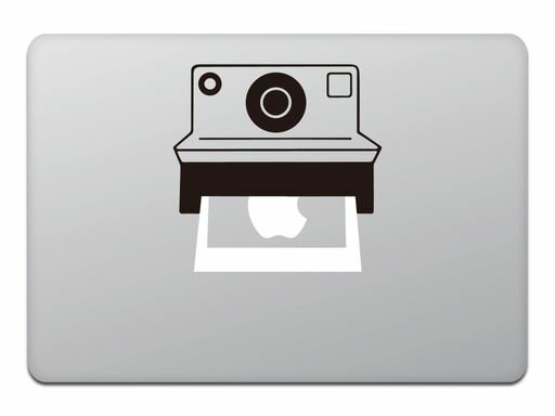 カインドストアMacBookAir/Pro11/13インチマックブックステッカーシールポラロイドカメラM489