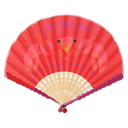 [カトコア]扇子mamoru扇子11003806女性絶滅危惧動物柄11003806Hレッド:ニホンザリガニ約横29cmx縦22cmx厚み2cm