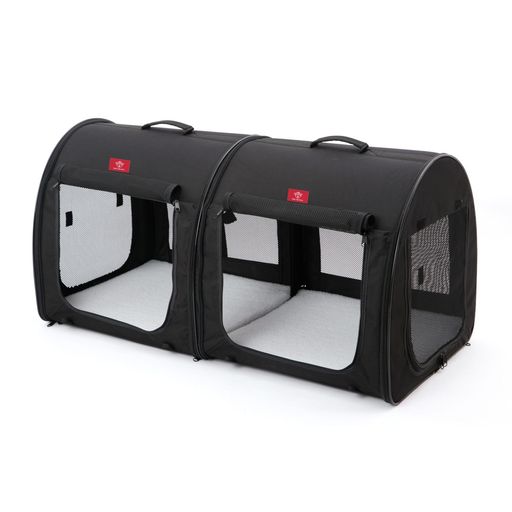 ワン・フォー・ペッツ(OneforPets)ポータブル・ケージオールブラックダブル