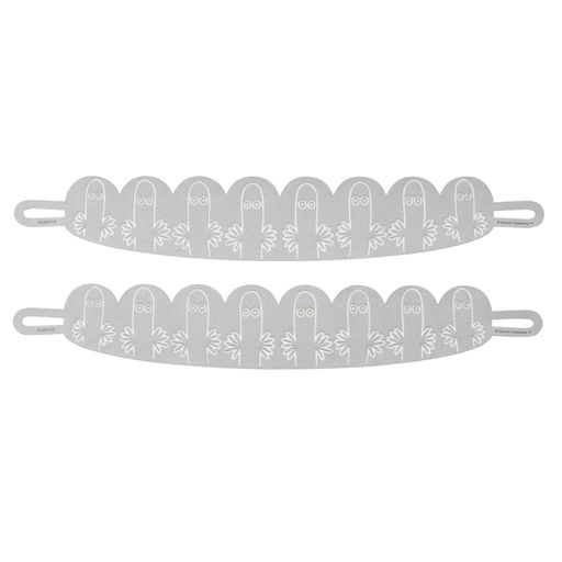 スミノエ(Suminoe) タッセル ライトグレー 全長約49cm ムーミン ニョロニョロスエ...