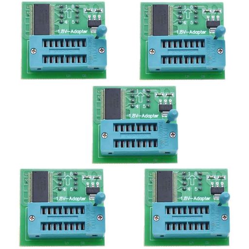 5PCS 1.8V adapter SPI Flash SOP8 DIP8 W25 MX25 programmer using TL866