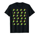 CHUBBYCAIQUESパターンバレンタインハートオウムカワイイTシャツ