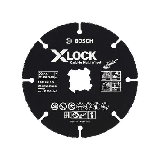 Rakuten - BoschProfessional(ボッシュ)X-LOCKカーバイドマルチホイール125260925C127ブラック