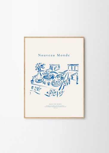 THEPOSTERCLUBポスタークラブNouveauMonde30x40cmLucreciaReyCaro