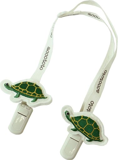 内野エプロンクリップアッコトトかめみんななかよしグリーンaccototoUCHINOKUA20003G