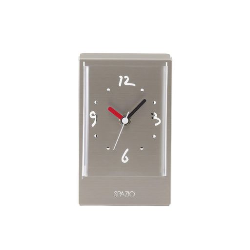 オークマジャパン東大阪ブランド認定製品喜多俊之SPAZIO置時計ステンレス90x140x60mm649352