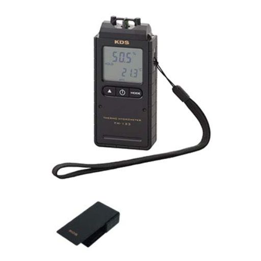 表示:3.5桁 LCD 測定範囲:温度0°C~+60°C、湿度5~95%RH オートパワーオフ:約10分(解除可) 使用温湿度範囲:0°C~+50°C、70%RH以下(結露のないこと) 電源:単4形アルカリ乾電池2本