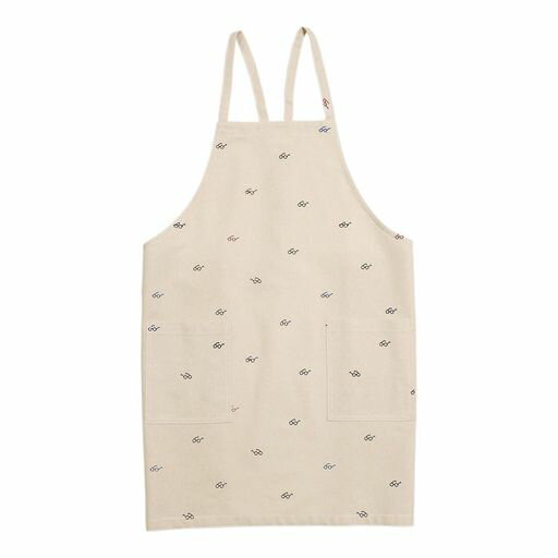 フレンズヒルショートエプロンイロイロメガネナチュラル