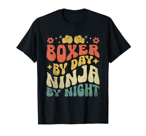 Rakuten - ボクサーバイデイニンジャバイナイトボクサースポーツジムアスリートボクシングTシャツ