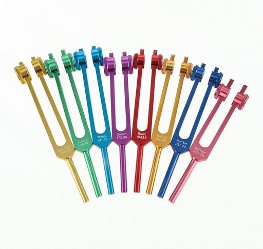 【パッケージ内容】8個の音叉セットには126.22Hz、136.1Hz、141.27Hz、172.06Hz、194.18Hz、210.42Hz、221.23Hz、272.2Hzの音叉、マレット、バッグとクリーニングクロスが含まれています。 【プレミアム品質】高品質のアルミニウム合金素材でできており、頑丈で耐食性、耐久性があります。クリアな音色、より長い振動音、正確なチューニングが生み出してくれます。端側の円形デザインは、美学と快適さを完璧に兼ね備えています。カトラリー用に特別に設計されており、一つはハード、もう一つはソフトで、あらゆる種類の周波数に適しています。 【保管が便利】パッキングバッグと拭き布が用意しているから、音叉を傷から保護し、持ち運びも簡単になります。木製のストライカーを乾いた状態に保ち、湿気の多い場所に長時間放置したり、使用の前後に日光を避けてください。 【適用性】精神的のストレス、不眠症、筋骨格痛の解消と治療に効果的な8個の音叉で、瘢痕組織の除去にも特別な効果があります。健康の専門家、セラピスト、振動および音響セラピスト、ワークショップに最適です。