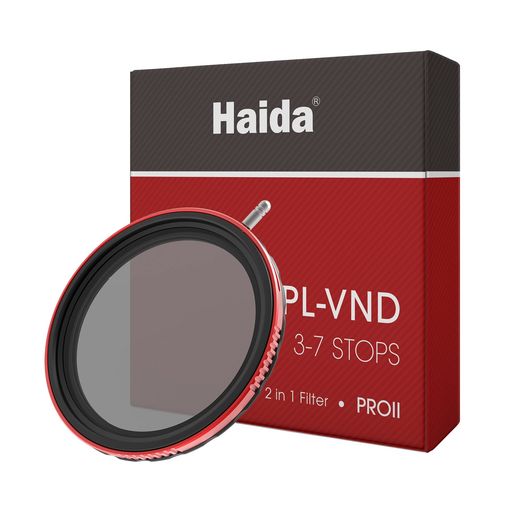 HAIDA CPL + VND フィルター 82MM - PLフィルター 可変NDフィルター 3~7ストップ ND8 ND16 ND32 ND64 ND128 減光フィルター 一枚二役