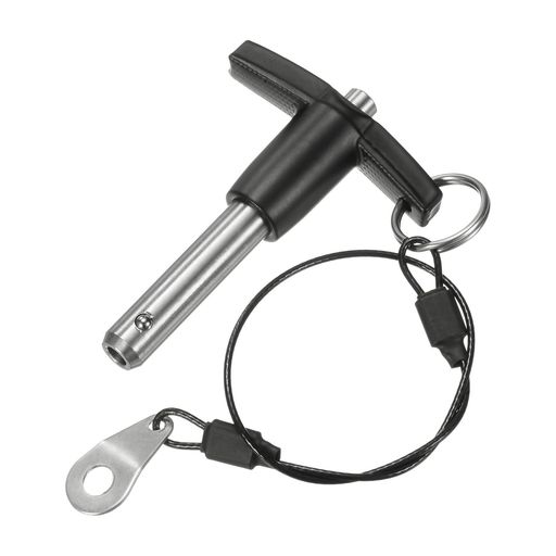 MMETERXITYTハンドルロックピン3/8インチ[9.5mm]径1-3/16インチ[30mm]使用長プッシュボタンリリースロ..