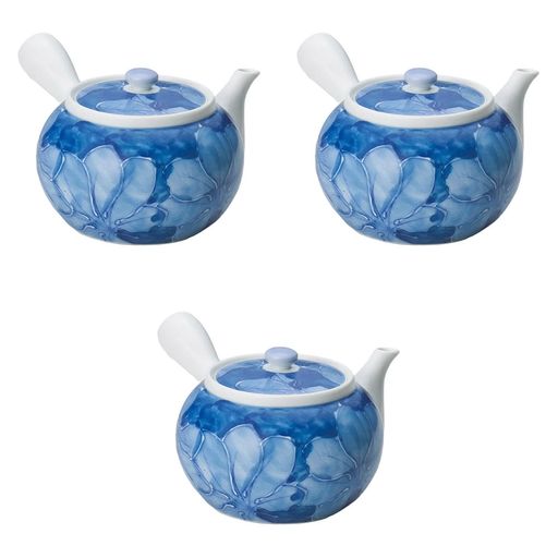 3個セット濃葉彩中急須[11.5x8.5cm400cc]|有田焼急須有田焼セトモノホンポ(Setomonohonpo)