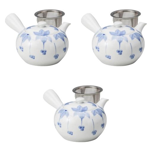 3個セットしだれ花急須[10.5x8cm(350cc)]|急須中国製セトモノホンポ(Setomonohonpo)