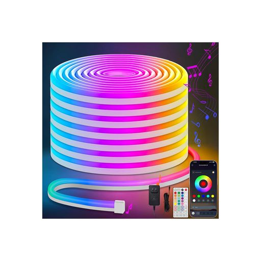 [1080 LEDで構成される[スーパーブライトもさまざまな色]。LEDネオンライトベルトはアップグレードされたLEDです。サイドブライトネスデザインにより、LEDバンドは通常のLEDバーよりも明るくなります。 120度の投影範囲は、大きな照明カバレッジ、均一な高輝度、柔らかい光効果を提供できます。 [安全で耐久性]] 24V低圧のパワーから、このネオンチューブLEDライトテープバーは安全に使用できます。 シリコンシェルは柔らかくて丈夫で、高温耐性であり、赤外線リモートコントロールとアプリによって制御できます。 [柔軟で防水性]通常のLEDバーと比較して、Neon LEDバンドはより柔軟で360°曲げられ、必要な形状に簡単に曲げることができます。 寝室、部屋、キッチンを簡単に飾ることができます。IP65防水、屋内および屋外での使用に適しています。注意: 電源アダプターは防水ではありません。屋外で使用する場合は、水に触れないように注意してください。 [切断とセキュリティ]普通のLEDストリップのように、それらをDIYの特別な家の装飾やユニークなビジネスサインにカットできます。
