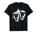 ドラムドラムインストルメンタルディスコミュージックコンガプレーヤーTシャツ