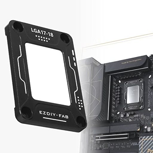 EZDIY-FABCPUベンディングコレクターCPU反り防止CPU固定バックプレーンIntel第1213世代LGA1700CPUバックル、CPU13900k用のプレート修正フィクサーCPU曲げ補正固定バックル-黒