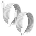 タイプcケーブル2M/2本セットPD対応100W急速充電(USBC&USBCケーブル)iPhone16充電ケーブル充電器Type-cアイフォン1615/いiph...