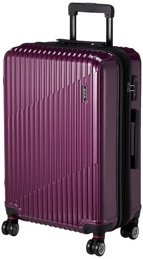 [エース] スーツケース クレスタ Mサイズ 5-7泊 64/70L 拡張機能 06317 パープル