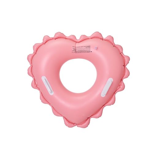 cddu 浮き輪 ベビー 浮き輪 子供用 幼児 フロート座付き足入れ型 ハート型 水遊び スイムリング お風呂 浮き具 空気入れ 強い浮力 男の子 女の子 兼用 こどもの日 0-4歳 3-8歳