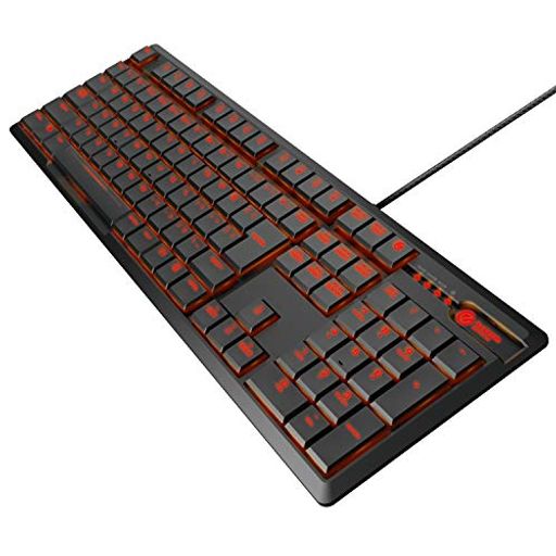 エレコム ゲーミングキーボード 【ARMA】 メカニカル 独自の薄型設計 フルサイズ 5000万回耐久スイッチ 日本語配列 LED搭載 ブラック TK-ARMA50BK