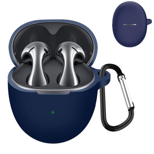 YAODLEHUAWEIFreeBuds5用ケースカバーHUAWEIFreeBuds5用保護カバー保護ケースシリコンケース装着充電可能全面保護落下防止キズ防止耐衝撃防塵軽量収納カラビナ付き(HUAWEI