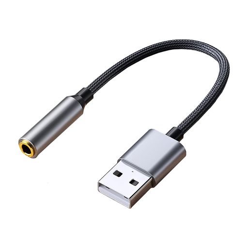 USB TO 3.5MM オーディオ 変換アダプタ 外付サウンドカード USB ポート 4極(TRRS)3.5MM ミニ ジャック ヘッドホン・マイク端子 WINDOWS、MAC OS/X、LINUX、PS4、WINDOWS SURFACE 3 USB TO 3.5MM オーディオ 変換アダプタ 外付サウンドカード USB ポート 4極(TRRS)3.5MM ミニ ジャック ヘッドホン・マイク端子 WINDOWS、MAC OS/X、LINUX、PS4、WINDOWS SURFACE 3