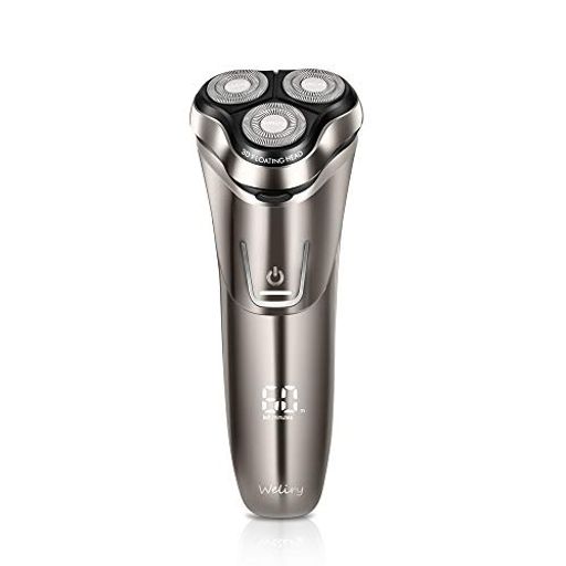 Weliry 電気シェーバー メンズ 回転式 シェーバー USB充電 1.5時間急速充電 600 mA...