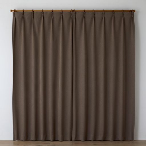 スミノエ(Suminoe)カーテンブラウン100x200cmBLACKOUT+カルーセ遮光遮音V13791枚入