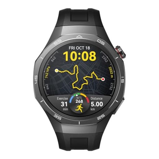 ファーウェイ(HUAWEI) ゴルフ 距離測定器 距離計 時計 ゴルフナビ GPSゴルフナビ GPSナビ WATCH GT 5 Pro ブラック