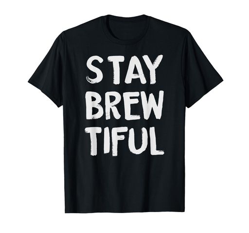ファニーコーヒー-コーヒー好き-ステイブリューティフルブリーティフルカフェTシャツ