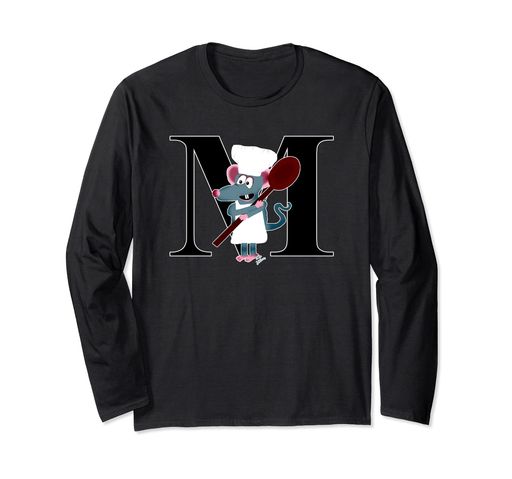 Optical Mouse - MouseOutfitZoo-LetterM-KidsAlphabetMouse長袖Tシャツ