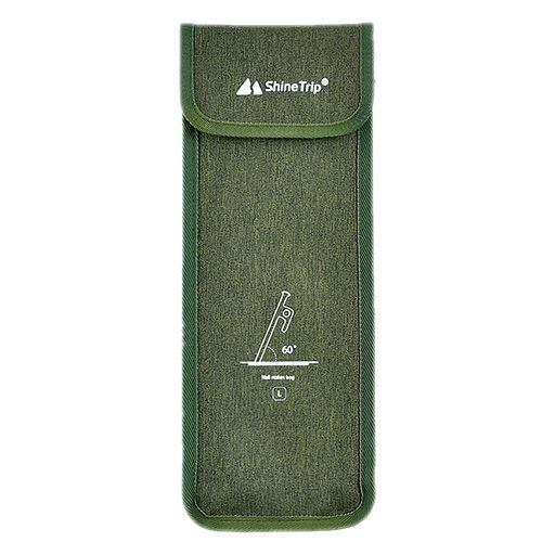 ShineTripペグケースペグケースロング32cm幅12cm重さ50gペグ収納ケースペグケースペグ専用​バッグ綿帆布キャンプアウトドア