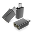 BasesailorUSBCからUSB3.0変換アダプタ対応iPhone16充電アダプタ3パック、USBCオス-USBAメスアダプタ、対応MacBookPro、MacBookAir、iPad、iPhone1616e15