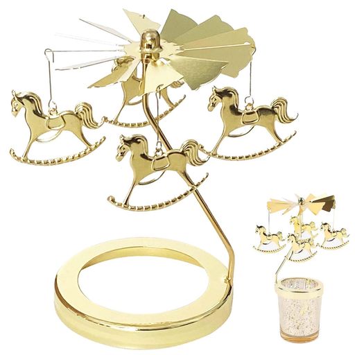 EsiFareロータリーキャンドルホルダー回転燭台アクセサリーキャンドルスタンドアロマキャンドルホルダ..