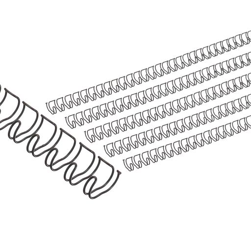 PATIKILルーズリングダブル鉄リング製本リング7.9mm32穴100本入1/3ピッチ40枚綴じ可能黒ノートブックカ..