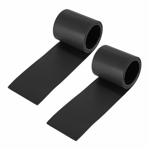 Rakuten - A ABSOPRO カヤック修理パッチ PVC インフレータブル修理用ラフト 防水ボート修理パッチ インフレータブルボート ラバーボート カヌー用 5x100cm 黒い(2枚セット)