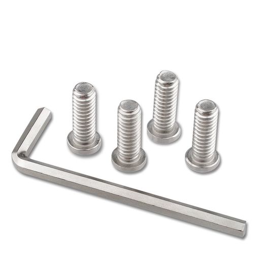 CAMVATE取り付けネジ1/4”ネジ六角穴付きボルトソケットヘッド長さ18.5mmステンレススチール製カメラリ..