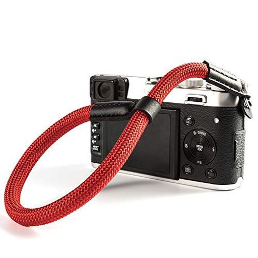 [kinokoo]カメラリストストラップハンドストラップ丸リングミラーレス対応シンプル長さ調節可能落下防..