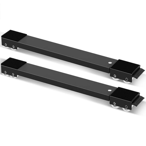 SPACEKEEPER洗濯機台ブラケット簡易式冷蔵庫置き台キャスター付き移動できる洗濯機パン45.7~71.1cm長さ..