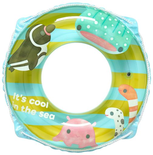 対象年齢:3歳以上 サイズ:60cm ロープ付き 楽早くうき栓装着商品 空気を入れた内周サイズ85~90cm