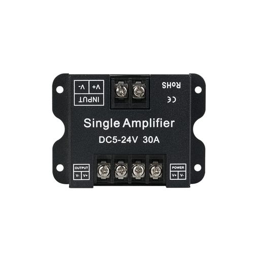 BTF-LIGHTING LED信号アンプ 単色 LEDテープライト 1チャンネル 信号増幅器 LEDコ...