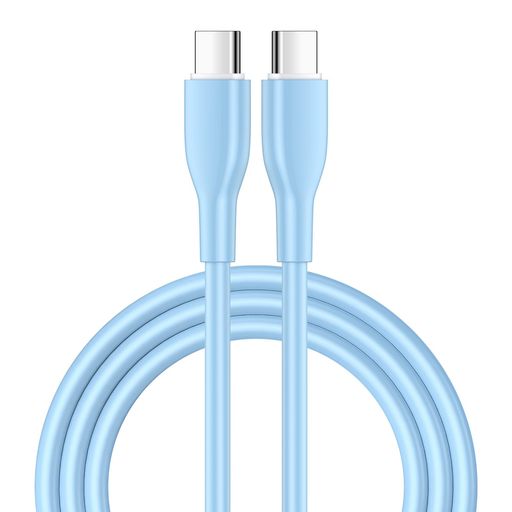 iPhone16USB-CtoUSB-Cケーブル【PD対応3A急速充電絡まないケーブル】タイプcケーブルシリコン素材採用T..