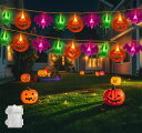 Alikatoハロウィン飾りLEDライトストリングライトストリングスライトハロウィンイルミネーションライト電池式防水屋外室内照明飾り飾りライトお化け屋敷お庭雰囲気作り囲気作りDIYかぼ…