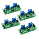 HAILEGE4個セットLM358微弱信号アンプ電圧アンプ二次オペアンプボードモジュールシングルパワー信号コレクター3.5-24V