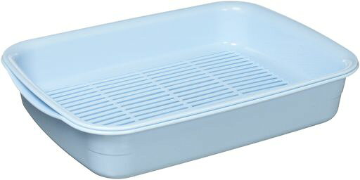 リス(RISU) 水切りかご ブルー 幅26.6x奥行35x高さ7cm HOME&HOME クッキングバット 食器 水切り バット 日本製