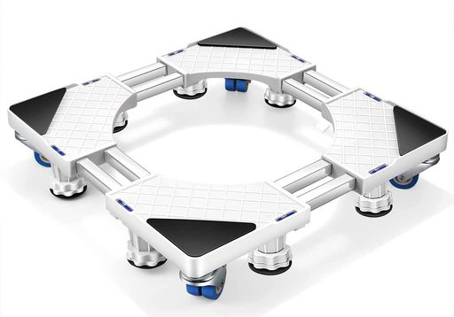 Bexeze洗濯機台冷蔵庫置き台8足4輪洗濯機パンかさ上げキャスター付高さを調節可能台座かさ上げ幅/奥行4..