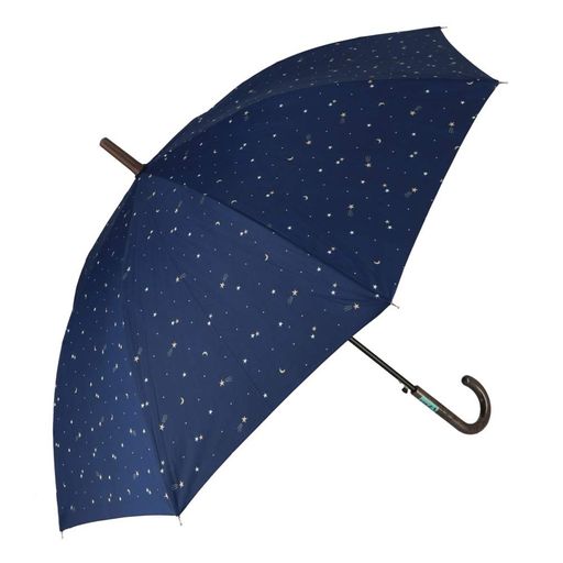 長傘 60cm ジャンプ 耐風骨 スターダスト ネイビー