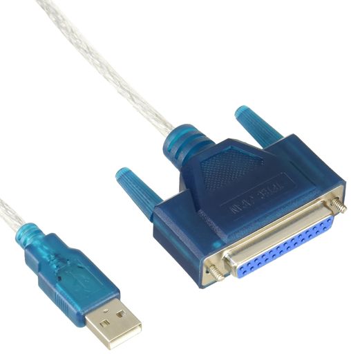 変換名人パラレル(D-sub25ピン)右向き矢印USB変換アダプタUSB-PL25