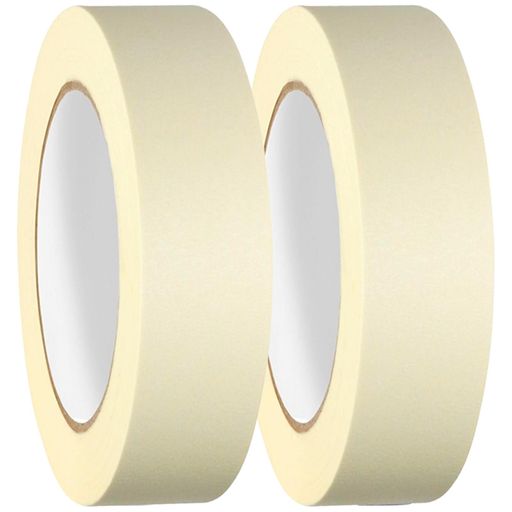 マスキングテープ 白 25mm 2個セット 剥がした後も跡を残さない パーマセルテープ ...